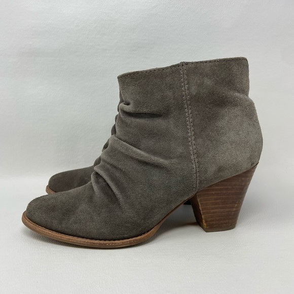 Splendid Rodeo Brown Suede Slouchy Ankle Boots, Women’s Size 7.5M - Picture 4 of 14